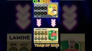 💕🚀TEAM OF 2025 ratings DLS26 🔥🔥😱 #dlscreator #DreamLeagueSoccer #DLS2025 #subscribers