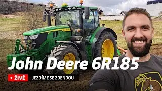 Nový traktor 6R 185 | JEZDÍME SE ZDENDOU