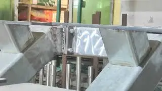 double Stringer Floating Staircase U shape
