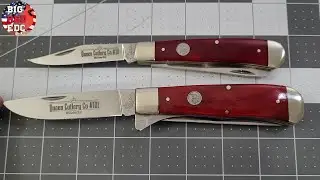 Queen Cutlery USA Trapper and Jumbo Trapper Comparison