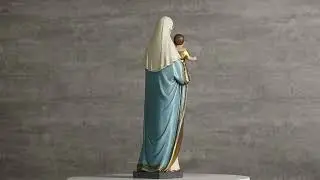 Virgin Mary and Infant Jesus Statue Video