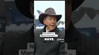 #collegefootball #nicksaban #Miami #viral #youtubeshorts #omg #national #espn ​@espncfb ￼