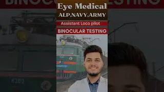 binocular vision test in railway | What is the binocular vision for RRB?