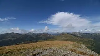 Timelapse Zeitraffer vom Rinsennock in den Nockbergen, K&auml;rnten