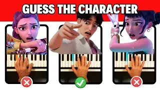 Guess the CHARACTER 🎹 Piano Tutorial 🔥 K-Pop Demon Hunters in 11 Seconds