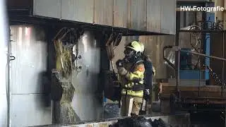 Grote brand bij Koninklijke Buisman in Zwartsluis