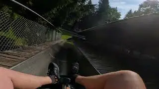 Steinwasen Park Berg-Rodelbahn Left Side POV August 2024