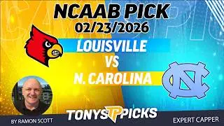 Louisville vs. North Carolina NCAAB Betting Odds & Picks, 2/23/26 | Night Moves Show