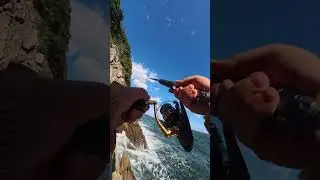 Rocky Shore Fishing: Serenity Amidst Churning Waves