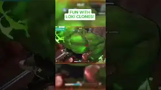 BUCKY VS A ROOM FULL OF LOKI 😂 CHAOS in Marvel Rivals #shorts #marvelrivals #loki #wintersoldier