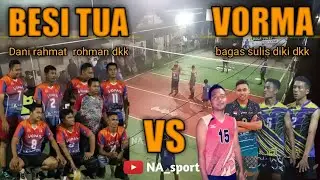 set ke 2 BESI TUA (alumni vopas)  vs VORMA (bagas, sulis, javi, diki)