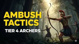 Total War: Arena | Greek Tier 4 Archers | Forest Ambush & Rear-Fire Tactics!