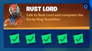 RUST LORD PUNCHCARD GUIDE (All 5 Quest Fortnite)