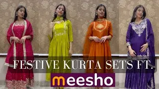✨ Meesho Festive Kurta Haul | Affordable & Trendy Ethnic Wear 💖🎊