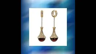 Amber earrings made from silver 925 gold plated, baltic amber stones set in modern earrings design