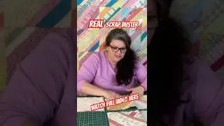 Измельчитель обрезков лоскутного одеяла! Простой проект по шитью! #sewingprojects #beginnersewing