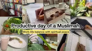 Productive Muslimah vlog | Thahajjuth | daily planning | work life balance with spiritual peace