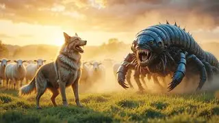 This Brave Dog Faced a Giant Centipede to Save Innocent Sheep #centipede #wildliferescue 