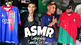 ASMR VLOG - COMPREI MUITAS CAMISAS DE TIMES! camisas de todos os clubes que o Hakimi jogou e etc...