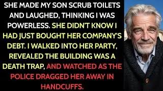 Looking For My Missing Son, I Found Him Scrubbing Floors... His Mother-In-Law Laughed...