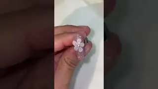 🤍 3D White Flower Nail Art | Elegant & Bridal Nails ✨ Blush Makeups