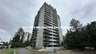 🏢 Concrete High-Rise Living in Prime Metrotown Location 🏙️502 6595 WILLINGDON AVE, BURNABY