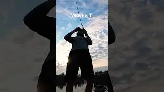 Best sound ever! Fishing hook set! FISH ON #bassfishing #hookset #fishing