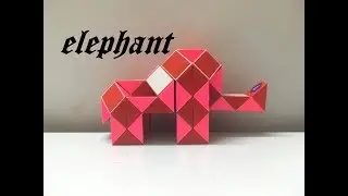 Rubik's Twist or Rubik's Transformable Snake 60 - Elephant - 象