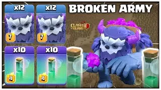 Pro Attack!! TH17 Yeti + Invisible Spell Combo | Clash of Clans
