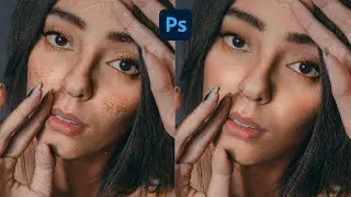 Skin retouch Photoshop, Skin smoothing, Remove Acne Pimples blemishes, Free Auto Repair Skin