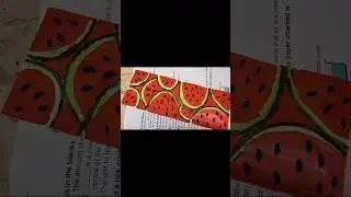 Watermelon bookmark🍉🍉#diy #sorts #drawing
