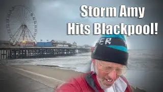 Storm Amy Hits Blackpool ⚠️💦🌊