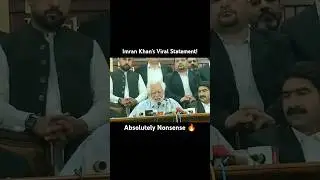 Imran Khan's Viral Statement 🔥#imrankhan #viral