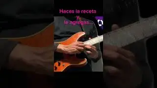 Tapping Guitar Solo Pick Fast Improvisation, guitarra electrica sobre la m&uacute;sica
