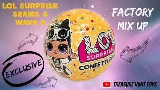 NEW Lol Surprise Series 3 Wave 2 Confetti Pop Exclusive Doll ONE OF A KIND