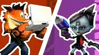 Nina Cortex Super rayo mutador 3000 + Crash en 2D (platforms) Crash OTT