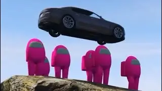 Spiderman Impostor VS Among Us Ragdoll Fails in Backwards Natural Motion GTA 5