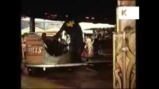 1960s Ringwood Carnival, Candyfloss and Waltzers, UK Archive Footage