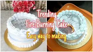 Trending Burning Cake🔥