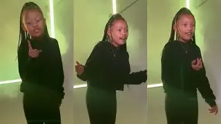 Aka & Dj Zinhle&rsquo;s daughter Kairo singing & dancing to her favorite song from Mass Country Album🥺❤️