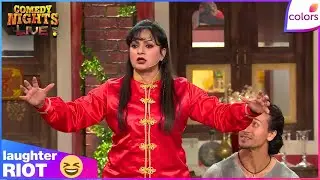Comedy Nights Live | Pinki Bua Shows Her Kung Fu Skills | Colors TV