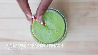 Pineapple Spinach Weight Loss Smoothie