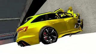 Cars vs Wall &ndash; Crash Test Dummies Having a Bad Day | BeamNG Drive