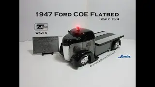 1947 Ford COE Flatbed By Jada 20th Anniversary Badge City Neat Wave 5 Scale 1/24
