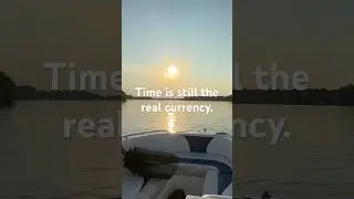 Boating at Sunset 🌅 | Fast Boat, Slow Living | Retirement Reflections on Time #shorts  #boatinglife
