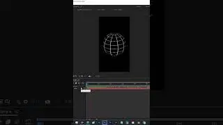 How to Create Globe in After Effect | Wire frame 3D Globe Final
