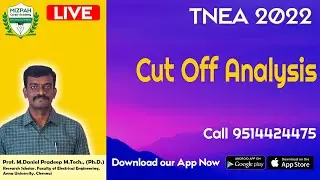 🔴 LIVE - TNEA 2022 Cut Off Analysis - Ask Your Doubts - Mizpah Career Academy