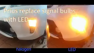 Prius replace signal bulb with LED
