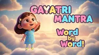 Gayatri Mantra for Kids 🌟 Explained Word by Word in a Magical Animated Story