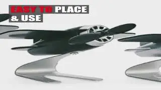Solar Airplane Air Freshener